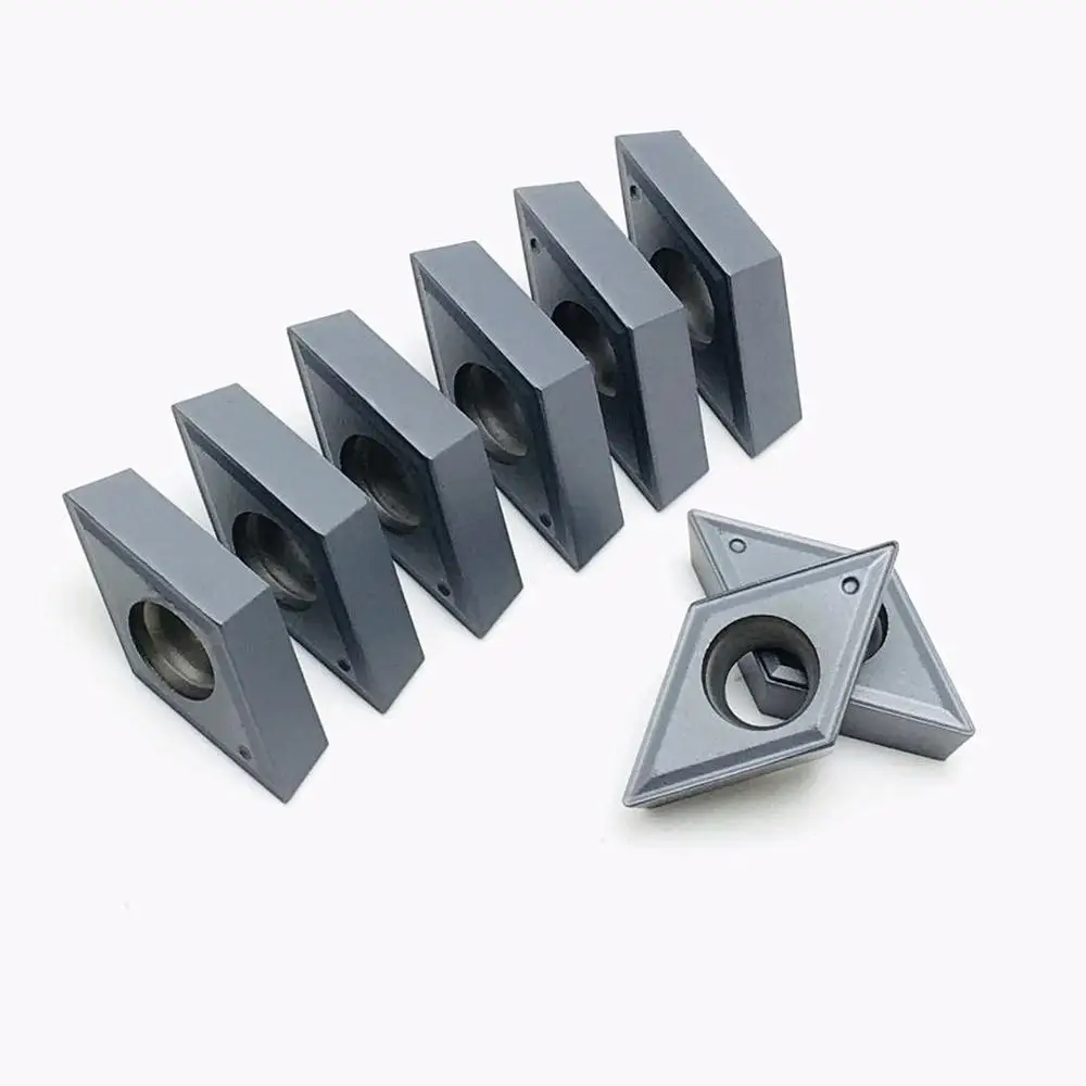 10 pcs DCMT11T304 NN LT10 carbide blade cylindrical turning tool lathe parts tool 
10 pcs DCMT11T304 NN LT10 carbide blade cylindrical turning tool lathe parts tool