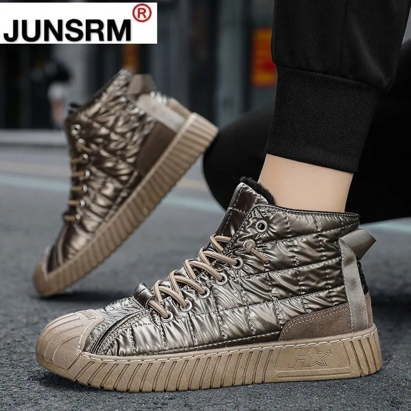 New Men Autumn Winter Warm Plush Ankle Snow Boots High Top Dress Footwear Male Waterproof Fabric Sneakers Casual Flat Work Shoes
New Men Autumn Winter Warm Plush Ankle Snow Boots High Top Dress Footwear Male Waterproof Fabric Sneakers Casual Flat Work Shoes