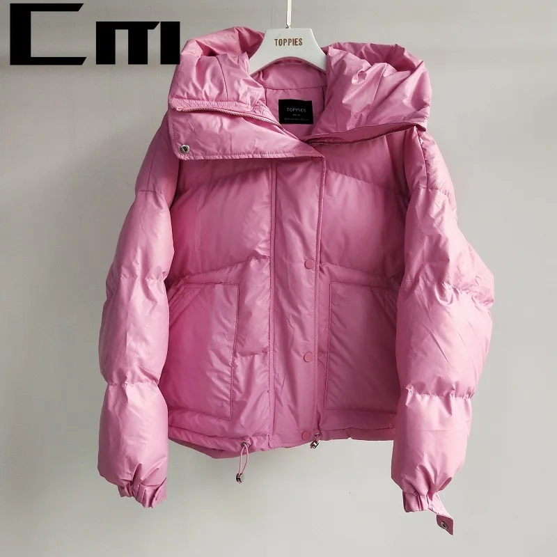 Toppies 2021 New Female Hooded Outwear Warm Bread Jackets Loose Casual Candy Color winter jacket fashion Korean
Toppies 2021 New Female Hooded Outwear Warm Bread Jackets Loose Casual Candy Color winter jacket fashion Korean
