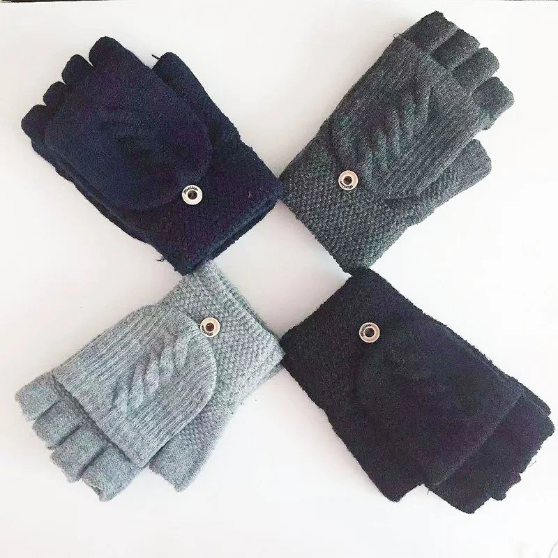 Wool Knitted Fingerless Flip Gloves Winter Warm Flexible Touchscreen Gloves For Men Women Unisex Exposed Finger Mittens Glove
Wool Knitted Fingerless Flip Gloves Winter Warm Flexible Touchscreen Gloves For Men Women Unisex Exposed Finger Mittens Glove