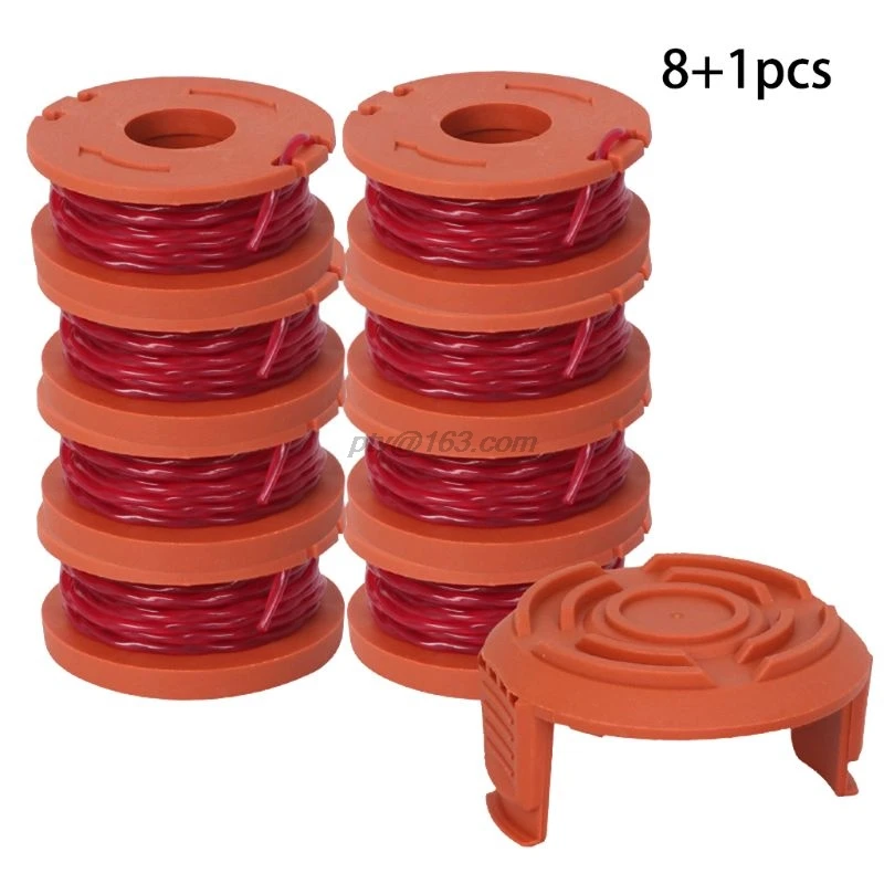 Line String Trimmer Replacement Spool 3M String Trimmer Spool Line for WORX 9 Pack (8 Pack Grass Trimmer Line 1 Trimmer Cap
Line String Trimmer Replacement Spool 3M String Trimmer Spool Line for WORX 9 Pack (8 Pack Grass Trimmer Line 1 Trimmer Cap