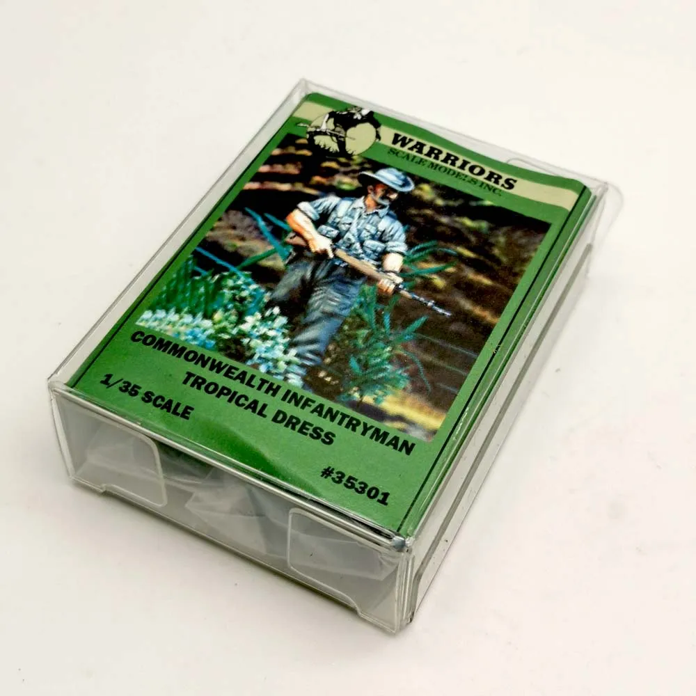 WARRIORS 1/35 Commonwealth Infantryman Tropical Dress - Resin Kits 1 Set Box Packing
WARRIORS 1/35 Commonwealth Infantryman Tropical Dress - Resin Kits 1 Set Box Packing