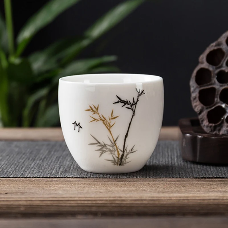 Набор для чая из белый фарфор Dehua овчины и нефрита, ручная роспись, Японская чаша для чая чашка
Набор для чая из белый фарфор Dehua овчины и нефрита, ручная роспись, Японская чаша для чая чашка