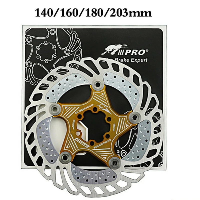 MTB bicycle Floating Disc Brake Rotor 140/160/180/203mm Heat dissipation cooling Rotor Disc 6-bolts Mountain bike Parts
MTB bicycle Floating Disc Brake Rotor 140/160/180/203mm Heat dissipation cooling Rotor Disc 6-bolts Mountain bike Parts