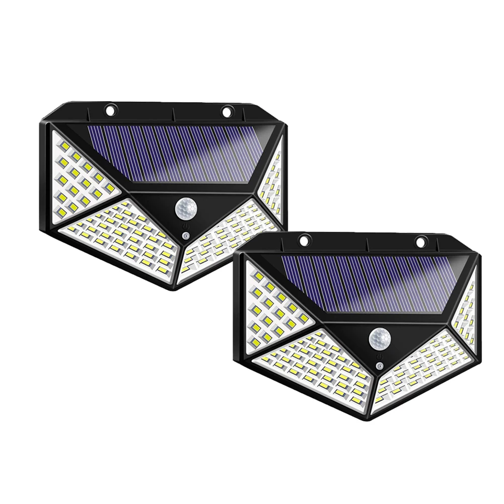 2pcs Outdoor 100 LED Solar Light Motion Sensor Waterproof Sunlight Garden Decoration Street Light Solar Powered Lantern Wall Lam
2pcs Outdoor 100 LED Solar Light Motion Sensor Waterproof Sunlight Garden Decoration Street Light Solar Powered Lantern Wall Lam