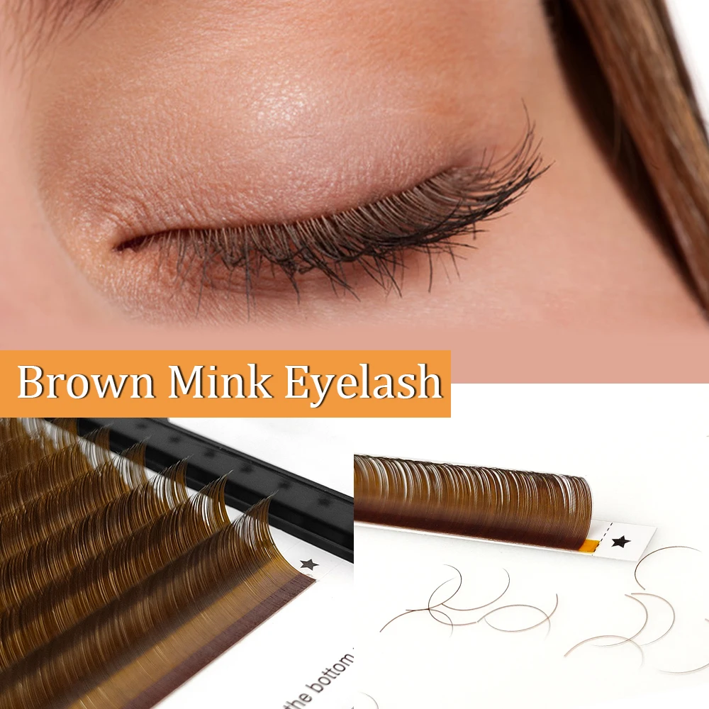 Abonnie Dark Brown Eyelash Extension Mink Eyelashes Soft Russian Volume Fake Lashes Color Natural Lashes 0.07thickness Makeup
Abonnie Dark Brown Eyelash Extension Mink Eyelashes Soft Russian Volume Fake Lashes Color Natural Lashes 0.07thickness Makeup