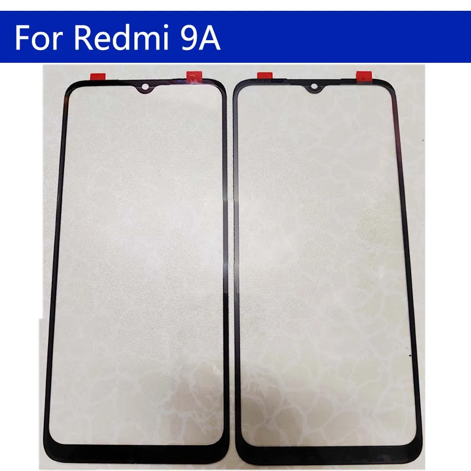 10 шт./партия для Xiaomi Redmi 9 9A 9C LCD Передняя Сенсорная панель стеклянная внешняя