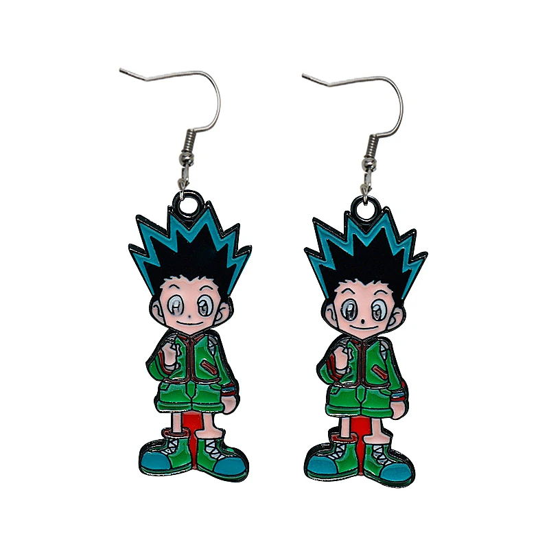 Cartoon Figure GON·FREECSS Pendant Earrings Fashion Hard Enamel Cosplay Eardrop Jewelry Comic Hunter x Hunter Theme Earring NEW
Cartoon Figure GON·FREECSS Pendant Earrings Fashion Hard Enamel Cosplay Eardrop Jewelry Comic Hunter x Hunter Theme Earring NEW