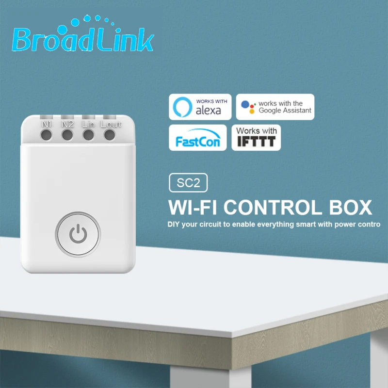 Broadlink MCB1 умный переключатель Wi Fi прерыватель Мощность Дисплей DIY Таймер Пульт