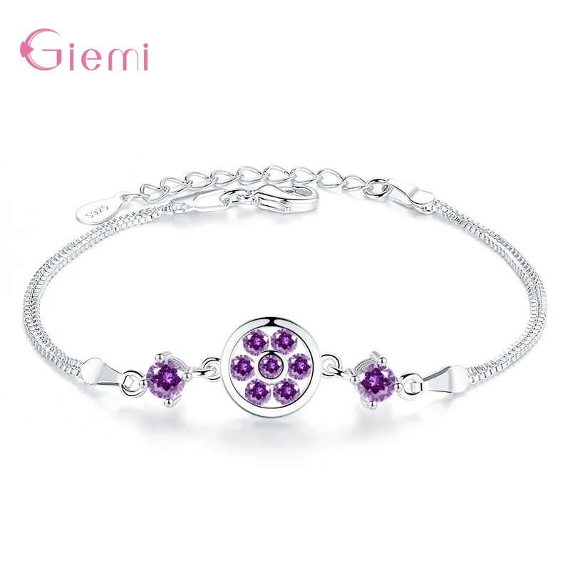 Trendy Fashion Jewelry 925 Sterling Silver Chain Bracelet Austrian Crystal Women Girls Party Anniversary New Arrival
Trendy Fashion Jewelry 925 Sterling Silver Chain Bracelet Austrian Crystal Women Girls Party Anniversary New Arrival