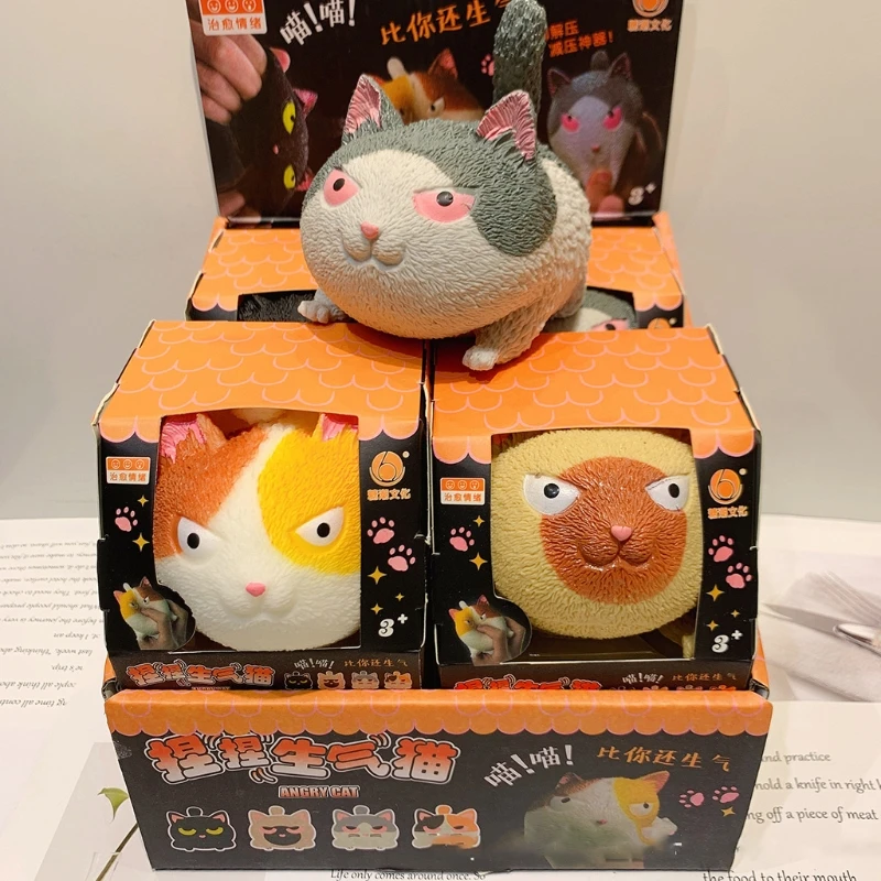 Soundable Cat Squeeze Toy Handhold Anti-Stress Sensory Gadget Colorful Hollow Rubber Kitty Funny Miniature Novelty Toy
Soundable Cat Squeeze Toy Handhold Anti-Stress Sensory Gadget Colorful Hollow Rubber Kitty Funny Miniature Novelty Toy