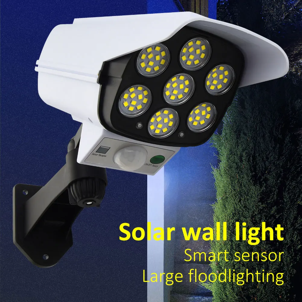Solar Wall Lamp Simulation Surveillance Fake Outdoor CCTV Camera with Motion Sensor Detection Light Human Body Induction Lamps
Solar Wall Lamp Simulation Surveillance Fake Outdoor CCTV Camera with Motion Sensor Detection Light Human Body Induction Lamps