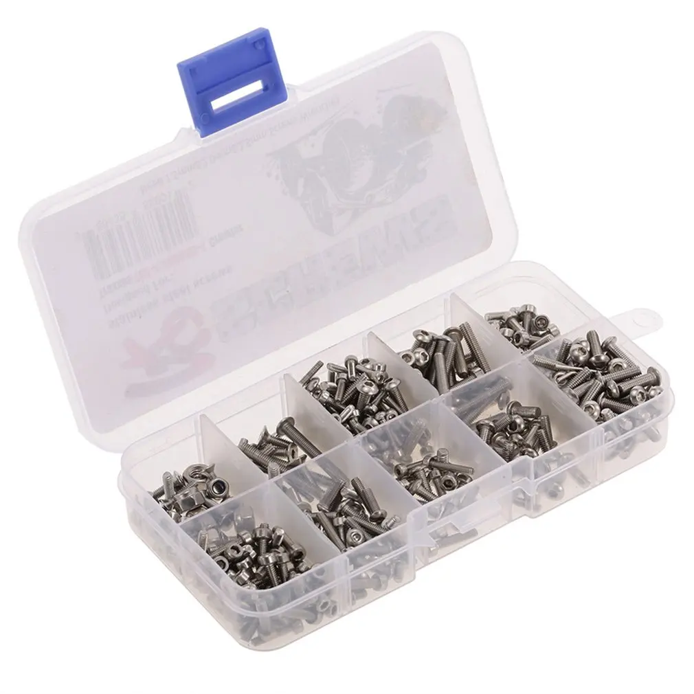 RC Repair Tool Stainless Steel Screw Screw Box Repair Kit For TRAXXAS UDR 1/7 TRX-4 /1/10 RC Car Off-road Crawler RC Parts
RC Repair Tool Stainless Steel Screw Screw Box Repair Kit For TRAXXAS UDR 1/7 TRX-4 /1/10 RC Car Off-road Crawler RC Parts