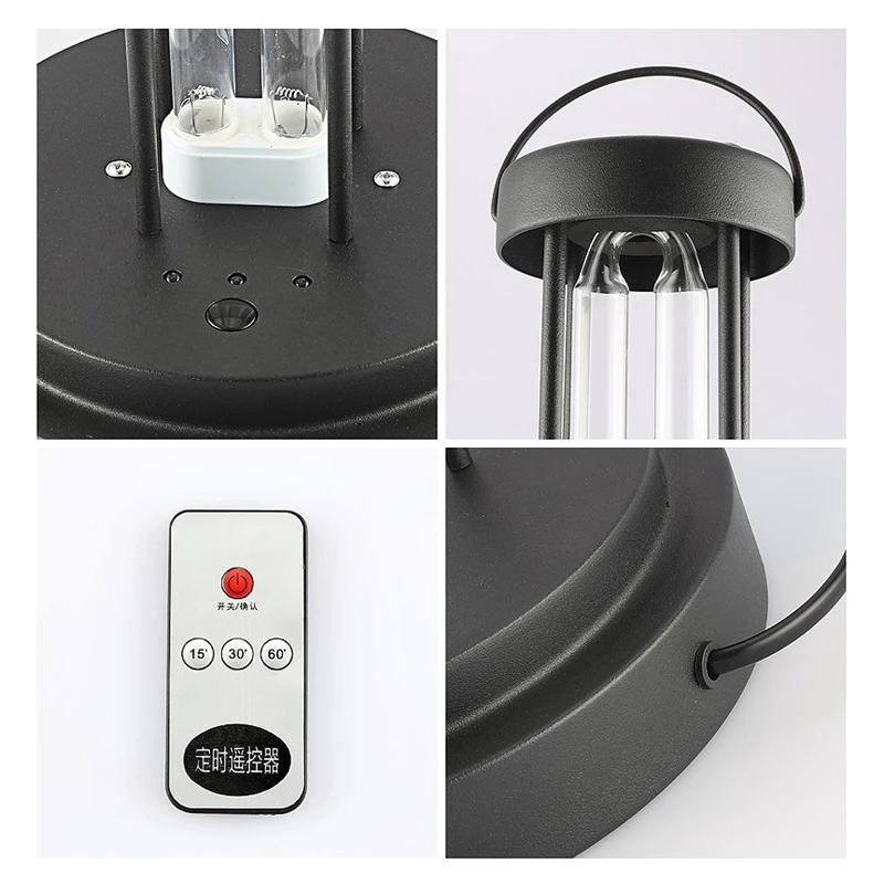 Ultraviolet Disinfection Lamp, 36W Portable Ozone UV and Three-Segment Timer Remote Control Portable Household UVC Germicidal La
Ultraviolet Disinfection Lamp, 36W Portable Ozone UV and Three-Segment Timer Remote Control Portable Household UVC Germicidal La