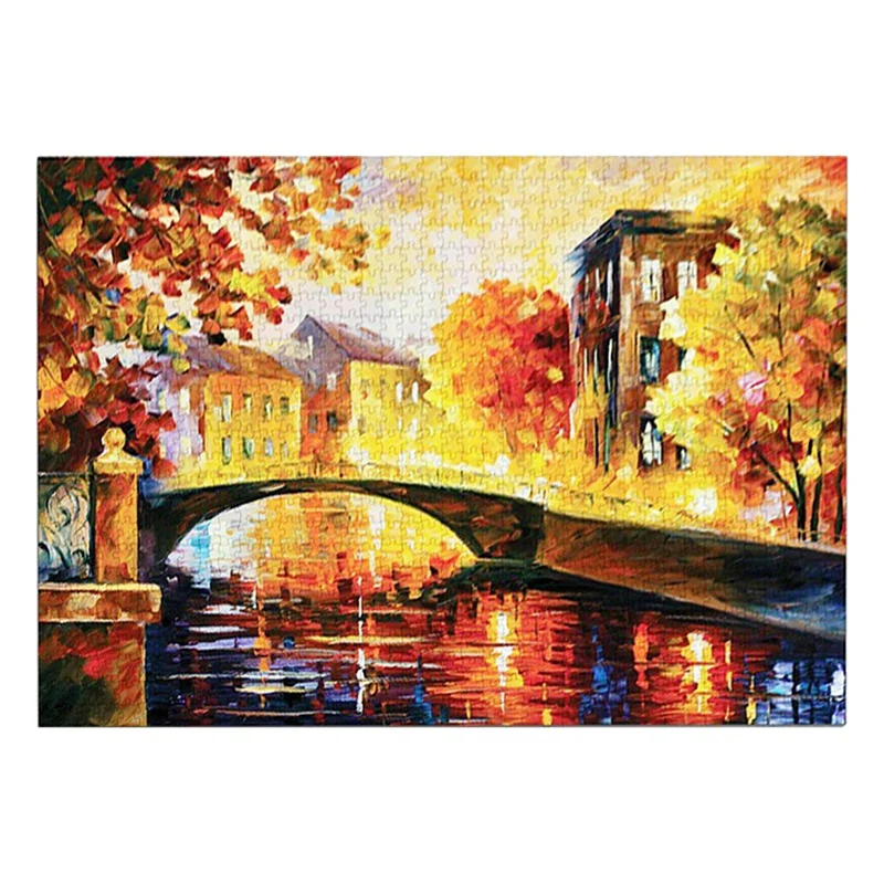 1000 Piece Landscape Bridge Jigsaw Puzzles for Adults Kids, Every Piece Is Unique, Pieces Fit Together Perfectly
1000 Piece Landscape Bridge Jigsaw Puzzles for Adults Kids, Every Piece Is Unique, Pieces Fit Together Perfectly