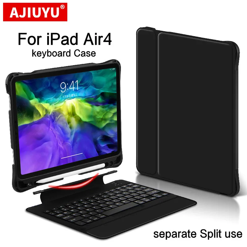 AJIUYU keyboard Case For iPad Air 4 10.9 inch 2020 Tablet Wireless separate Bluetooth keyboard air4 pro11 Protective Smart Cover
AJIUYU keyboard Case For iPad Air 4 10.9 inch 2020 Tablet Wireless separate Bluetooth keyboard air4 pro11 Protective Smart Cover