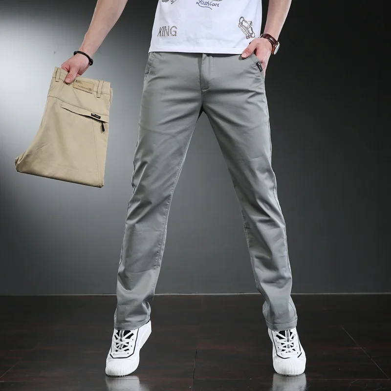 2021 Spring Summer New Men'S Thin Straight Casual Pants High Quality Business Fashion Loose Classic Trousers Male Brand Clothing
2021 Spring Summer New Men'S Thin Straight Casual Pants High Quality Business Fashion Loose Classic Trousers Male Brand Clothing