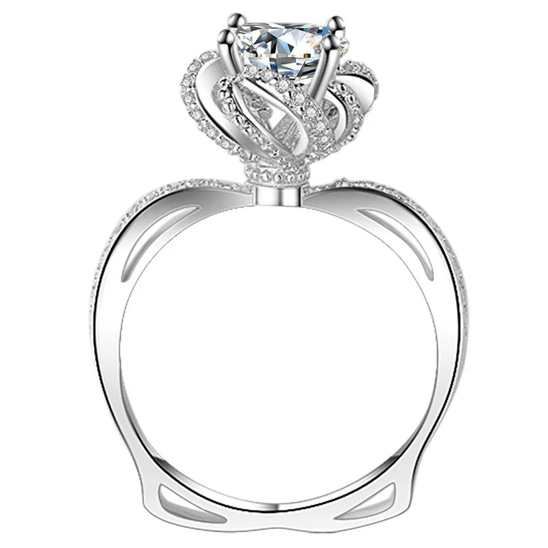 S925 Silver Color VS2 Diamond Rings for Women Anillos Wedding Bizuteria White CROWN Diamond Silver 925 Jewelry Gemstone Rings
S925 Silver Color VS2 Diamond Rings for Women Anillos Wedding Bizuteria White CROWN Diamond Silver 925 Jewelry Gemstone Rings