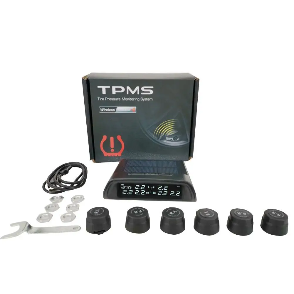 Truck TPMS Car Wireless Tire Pressure Monitoring System Solar Power Car Security Tyre Pressure Control Real Time Alarm
Truck TPMS Car Wireless Tire Pressure Monitoring System Solar Power Car Security Tyre Pressure Control Real Time Alarm