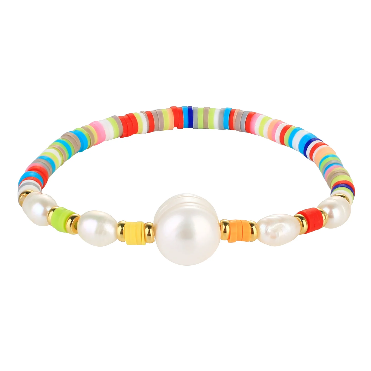 KELITCH Women Bracelets Jewelry Pearl Handmade Friends Polymer Clay New Strand Bracelets Anime Fashion Pulseira
KELITCH Women Bracelets Jewelry Pearl Handmade Friends Polymer Clay New Strand Bracelets Anime Fashion Pulseira