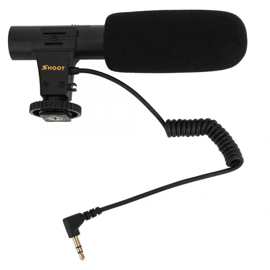 Shoot XTGP451 MIC-05 портативный, легкий, мощный, совместимый с SLR-камерой DV стереомикрофон для видеокамеры
Shoot XTGP451 MIC-05 портативный, легкий, мощный, совместимый с SLR-камерой DV стереомикрофон для видеокамеры