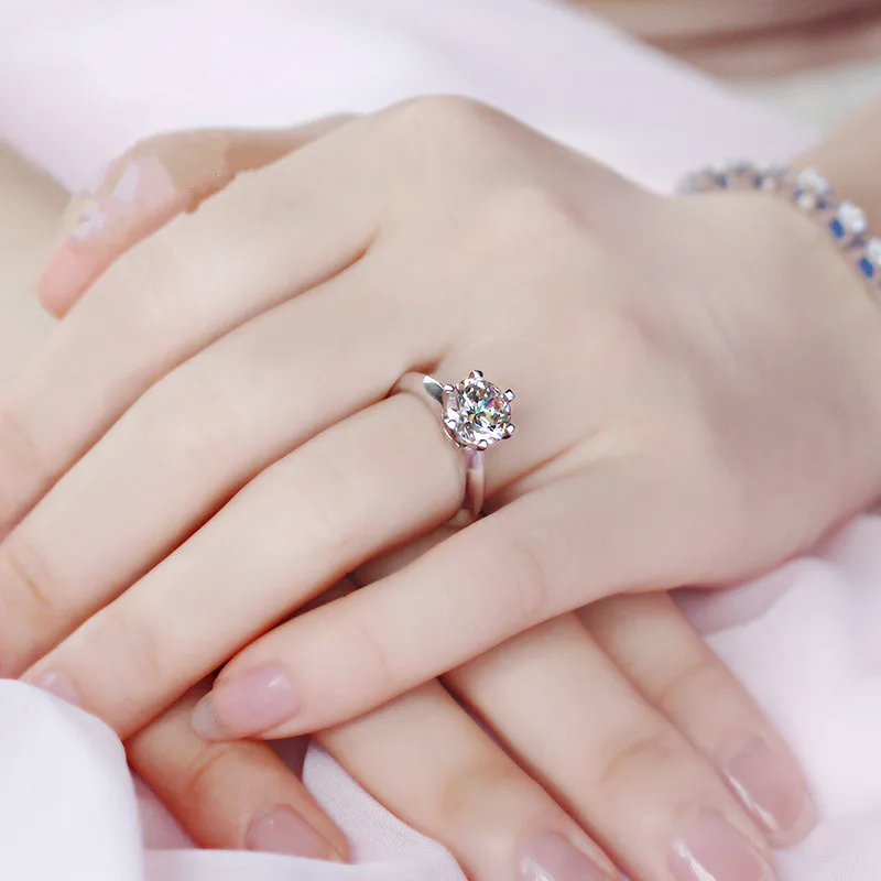 test positive Brand Moissanite Solitaire Ring 14k White Gold Test Positive 0.6CT Carbon Ring Prongs Engagement for Women
test positive Brand Moissanite Solitaire Ring 14k White Gold Test Positive 0.6CT Carbon Ring Prongs Engagement for Women