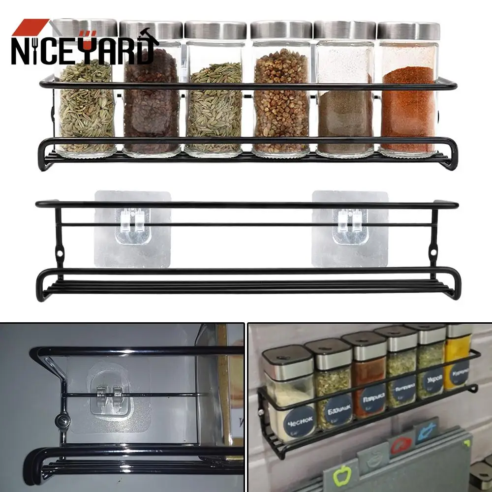 Стеллаж для хранения специй, металлический подвесной стеллаж, 2 шт., однослойный настенный стеллаж для дома, ресторана, без сверления
Стеллаж для хранения специй, металлический подвесной стеллаж, 2 шт., однослойный настенный стеллаж для дома, ресторана, без сверления