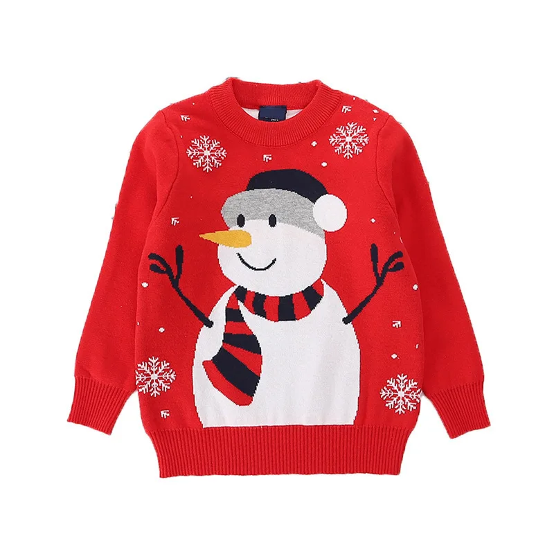 snowman Christmas boys girls sweaters quality cotton spring fall winter kids ugly sweater pullover knitted wear clothes
snowman Christmas boys girls sweaters quality cotton spring fall winter kids ugly sweater pullover knitted wear clothes