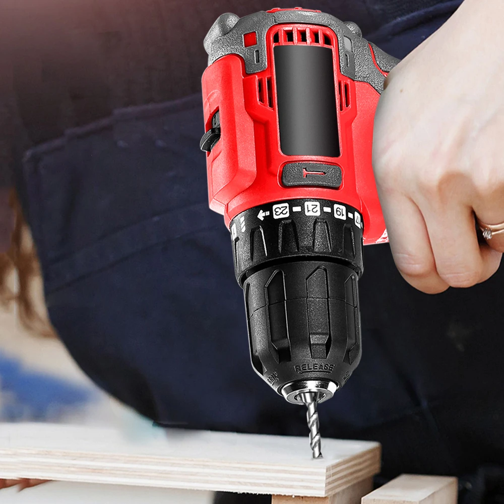 Wireless Rechargeable Hand Drills Household DIY Power Tools Electric Screwdriver Lithium Battery Cordless Drill High-power | Инструменты