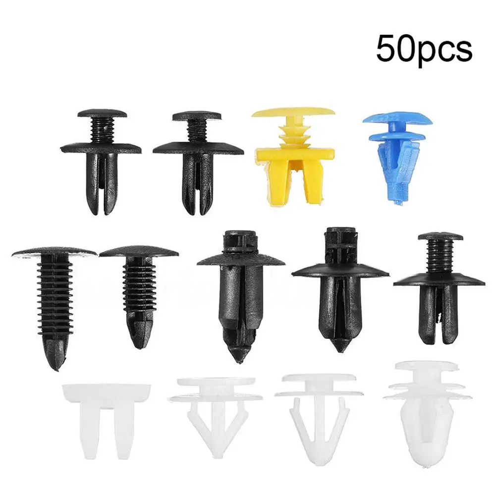 50Pcs Universal Mixed Auto Car Bumper Door Panel Clips Retainer Fastener Rivet 
50Pcs Universal Mixed Auto Car Bumper Door Panel Clips Retainer Fastener Rivet