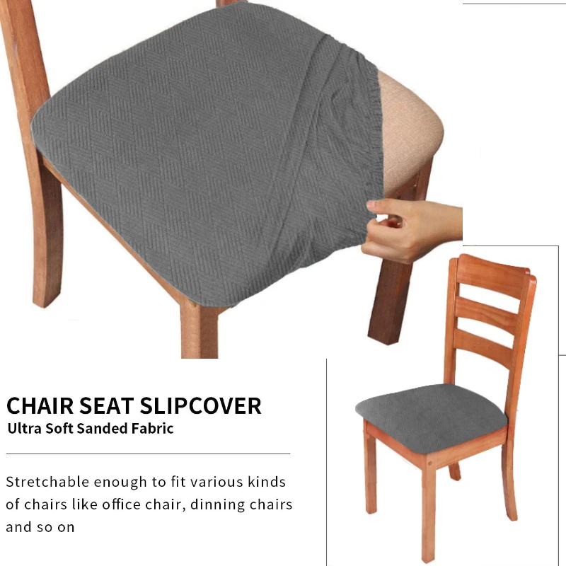 Soft Spandex Dining Room Upholstered Cushion Solid Chair Seat Cover Removable Slipcovers with Washable Furniture Protector
Soft Spandex Dining Room Upholstered Cushion Solid Chair Seat Cover Removable Slipcovers with Washable Furniture Protector