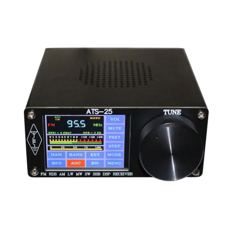 2,4 дюймовый сенсорный экран Si4732 Полнодиапазонный радиоприемник FM LW (MW и SW) и SSB
2,4 дюймовый сенсорный экран Si4732 Полнодиапазонный радиоприемник FM LW (MW и SW) и SSB