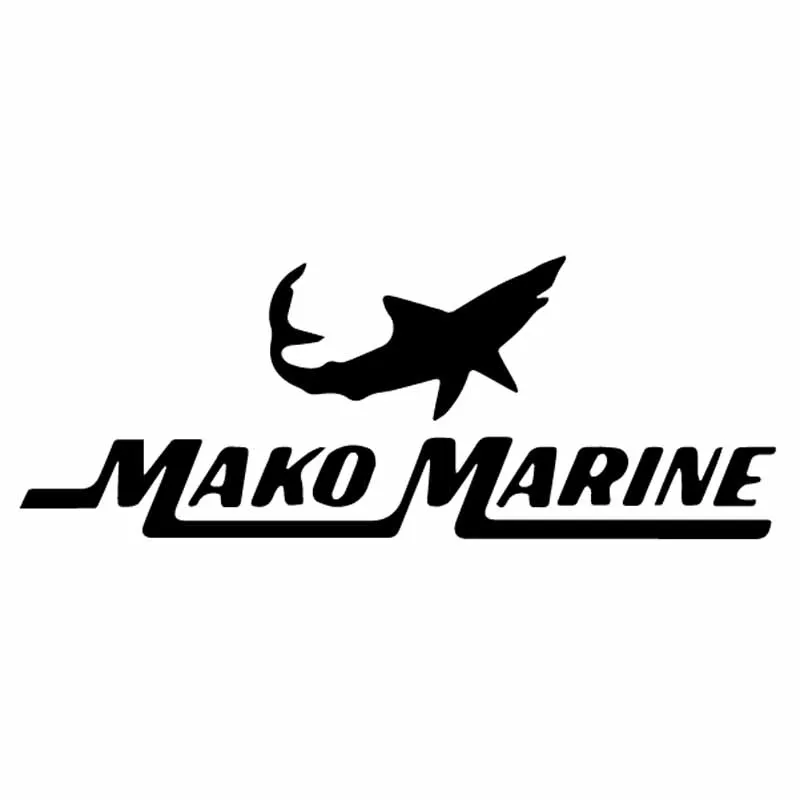 Забавная Автомобильная наклейка Mako морская рыба Акула рыбалка KK Виниловая Декор