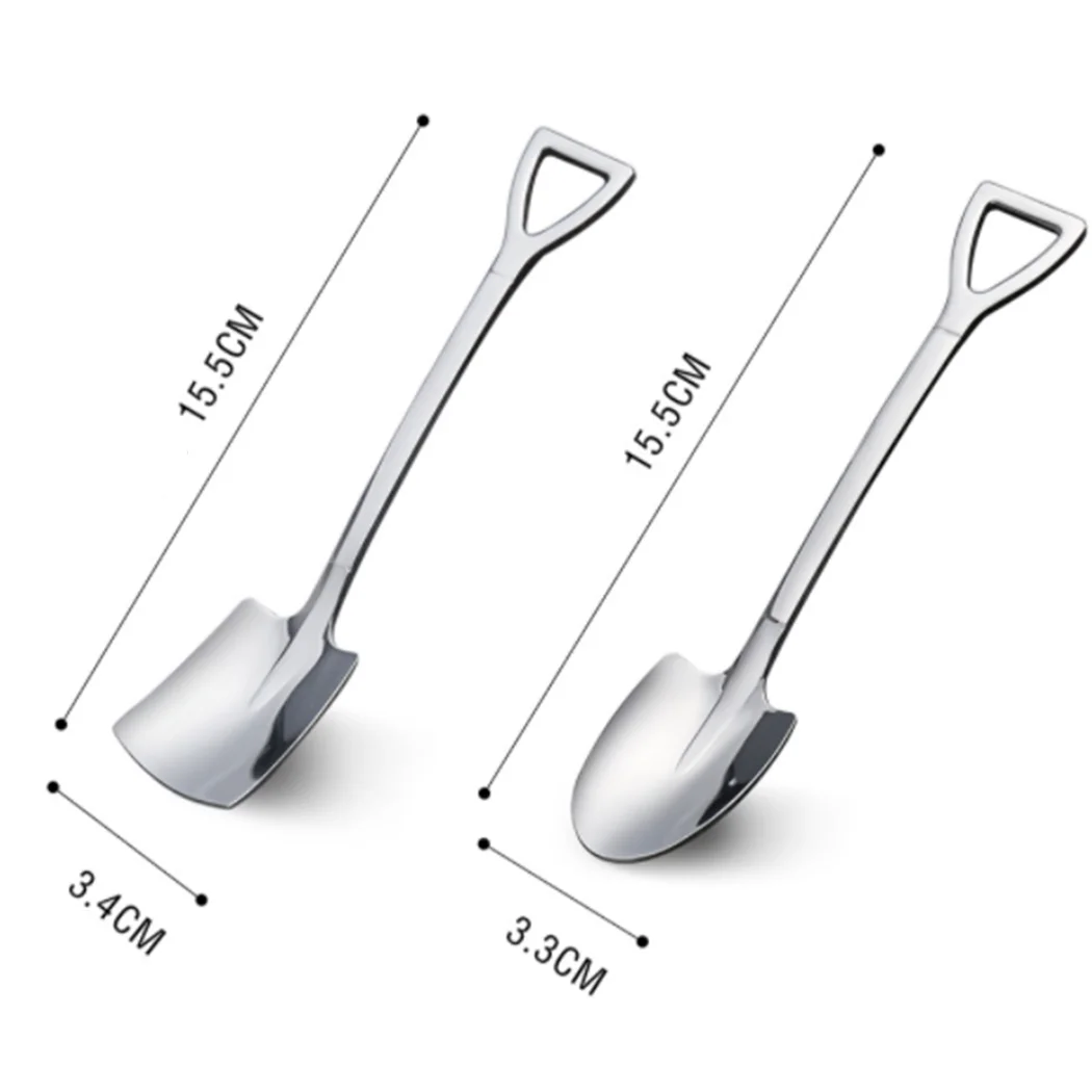 2Pcs Coffee Spoon Cutlery Set Retro Iron Shovel Ice Cream Spoon Scoop Creative Spoon Tea-spoon Tableware With Gift Box
2Pcs Coffee Spoon Cutlery Set Retro Iron Shovel Ice Cream Spoon Scoop Creative Spoon Tea-spoon Tableware With Gift Box
