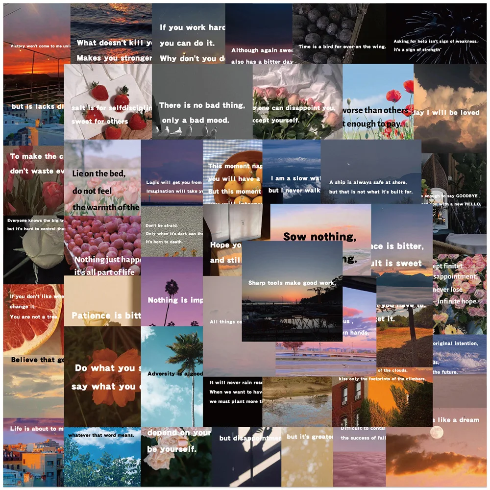 10/30/50pcs Cute Motivational Phrases Graffiti Stickers Aesthetic Diary Scrapbook Laptop Phone Waterproof Sticker Decals Kid Toy
10/30/50pcs Cute Motivational Phrases Graffiti Stickers Aesthetic Diary Scrapbook Laptop Phone Waterproof Sticker Decals Kid Toy