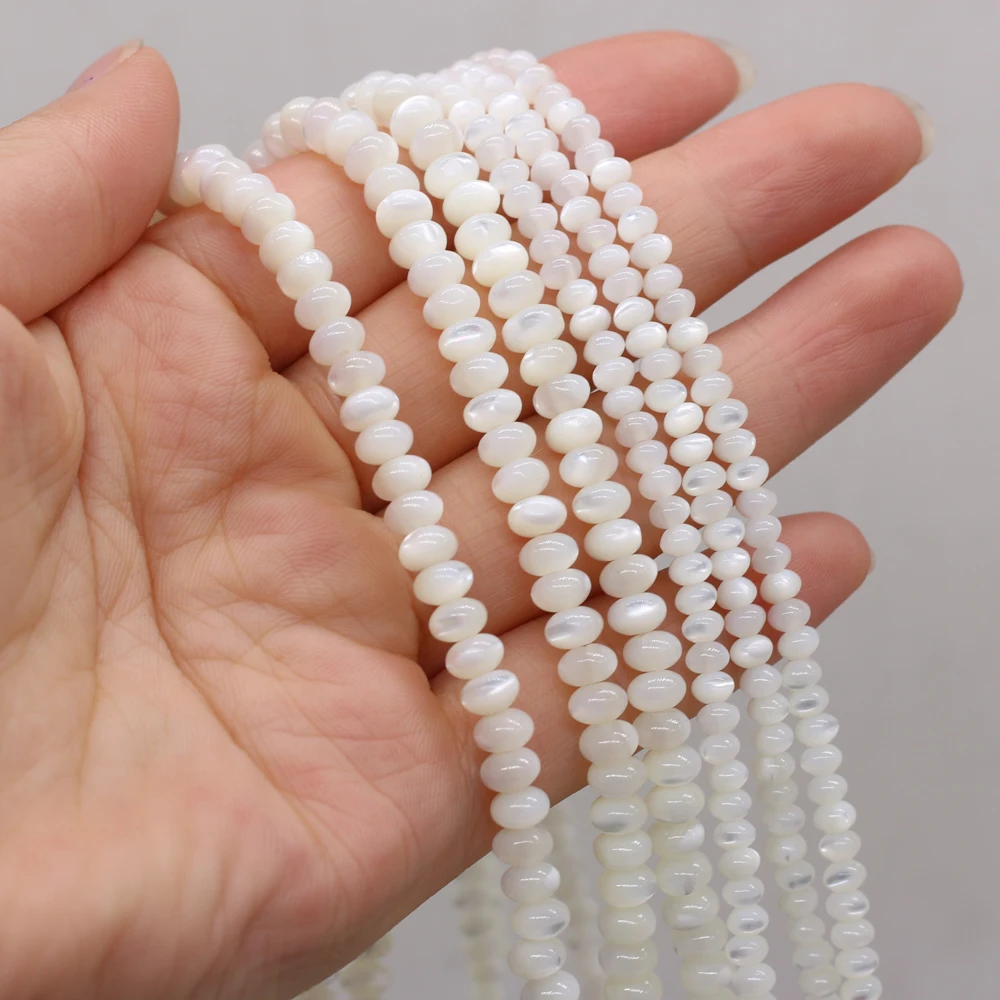 Best Selling Fashion Natural Shell Beads White Abacus Shape High Quality Exquisite Beaded for Jewelry Making Necklace Bracelet
Best Selling Fashion Natural Shell Beads White Abacus Shape High Quality Exquisite Beaded for Jewelry Making Necklace Bracelet