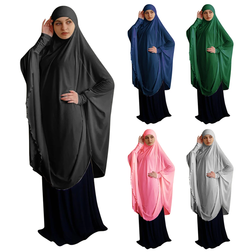 Middle East Dubai Ramadan Muslim Women's White Color Islamic Loose Dress Islam With Large Sleeves For Women Prayer Clothing
Middle East Dubai Ramadan Muslim Women's White Color Islamic Loose Dress Islam With Large Sleeves For Women Prayer Clothing