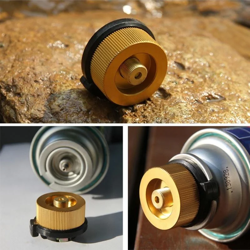 Picnic Travel Camping Stoves Gas Adapter and Aluminium Alloy Adapter for Butane Gas Cylinder
Picnic Travel Camping Stoves Gas Adapter and Aluminium Alloy Adapter for Butane Gas Cylinder