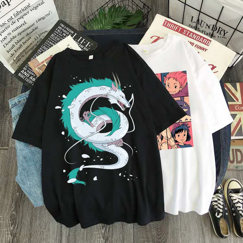 Spirited Away Anime T Shirt kawaii clothes plus size Women Studio Ghibli Totoro Miyazaki Graphic t shirts oversized t shirt
Spirited Away Anime T Shirt kawaii clothes plus size Women Studio Ghibli Totoro Miyazaki Graphic t shirts oversized t shirt