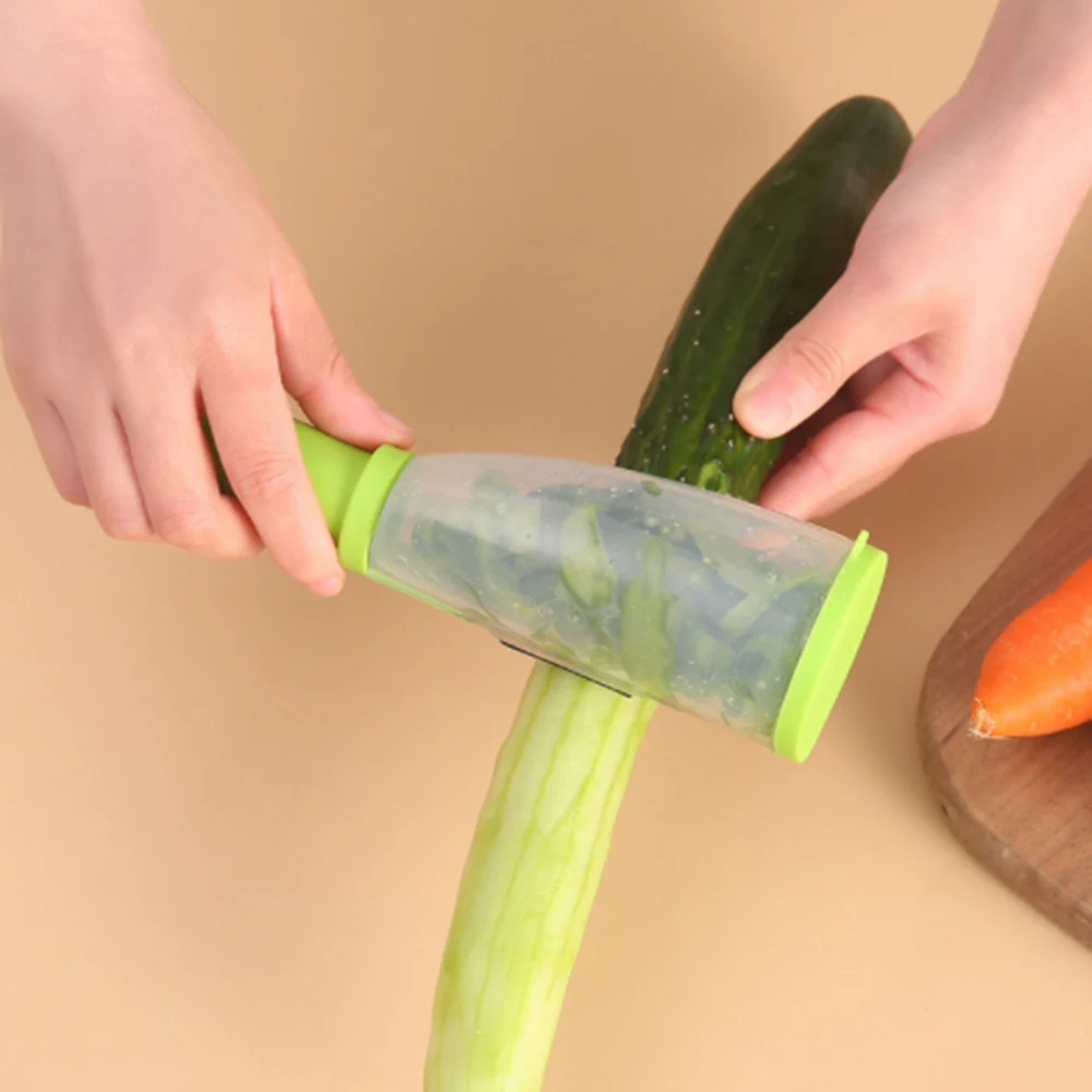 Peeler With Rubbish Bin Stainless Steel Multi-function Vegetable Peeler Cutter Peeler Potato Carrot Grater Kitchen Tool Gadgets
Peeler With Rubbish Bin Stainless Steel Multi-function Vegetable Peeler Cutter Peeler Potato Carrot Grater Kitchen Tool Gadgets