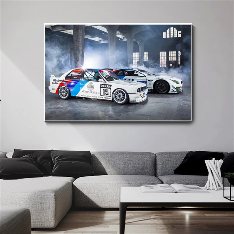 Modern Supercar M6 E30 Racing Car Posters and Prints Printed Canvas Decoration Bedroom Living Room Home Mural Poster
Modern Supercar M6 E30 Racing Car Posters and Prints Printed Canvas Decoration Bedroom Living Room Home Mural Poster