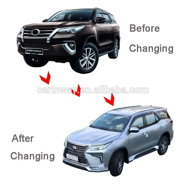 Wholesale car accessories front bumper grille LX570 Body kit For Toyota Fortuner upgrade To Lexus 570
Wholesale car accessories front bumper grille LX570 Body kit For Toyota Fortuner upgrade To Lexus 570