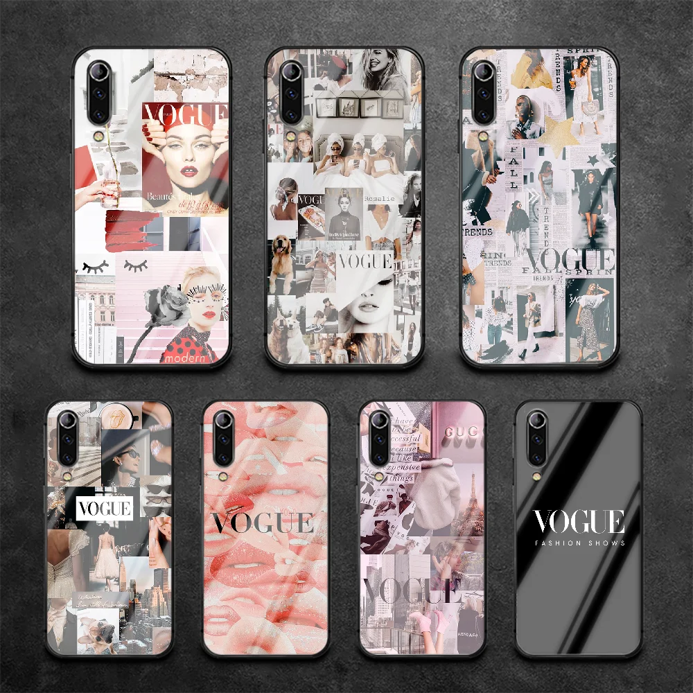 Magazine VOGUE Phone Tempered Glass Case Cover For Xiaomi Mi A3 Max3 Note 9 10 I T Pro Lite Ultra Silicone Tpu Bumper Luxury
Magazine VOGUE Phone Tempered Glass Case Cover For Xiaomi Mi A3 Max3 Note 9 10 I T Pro Lite Ultra Silicone Tpu Bumper Luxury