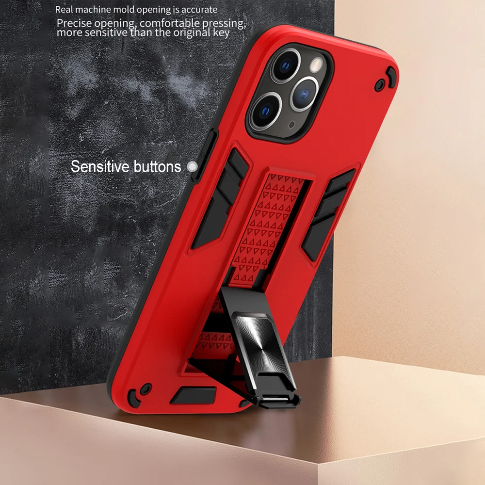 Colorplus Original Anti Fall Shockproof Phone Case with Holder For iphone 11 12 Mini 13 Pro Max TPU Lens Protection Cover Shell
Colorplus Original Anti Fall Shockproof Phone Case with Holder For iphone 11 12 Mini 13 Pro Max TPU Lens Protection Cover Shell