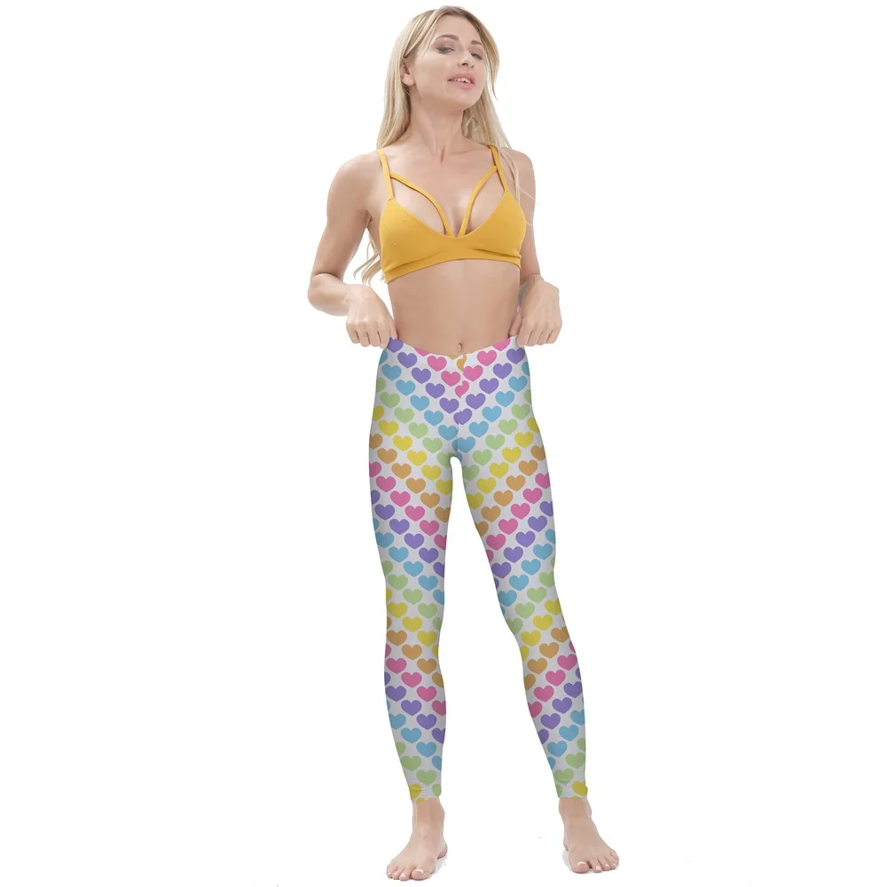 Women Heart Shaped Print Leggings Gradient Sports Yoga Pants 2021 New Arrival Girls silk Spandex Capris Fashion Cropped Trousers 
Women Heart Shaped Print Leggings Gradient Sports Yoga Pants 2021 New Arrival Girls silk Spandex Capris Fashion Cropped Trousers