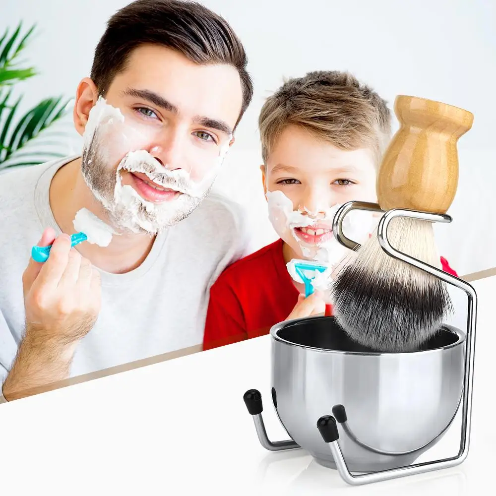 Shaving Brush Badger Hair 26mm Wood Handle Clear Acrylic Stand Stainless Steel Bowl for Men Wet Shave Brushes Set Gift
Shaving Brush Badger Hair 26mm Wood Handle Clear Acrylic Stand Stainless Steel Bowl for Men Wet Shave Brushes Set Gift
