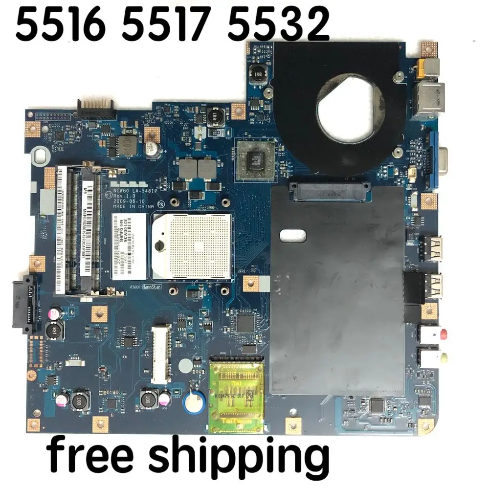 Материнская плата для ноутбука Samsung 5516 5517 5532, материнская плата NCWG0 LA-5481P, 100% протестирована
Материнская плата для ноутбука Samsung 5516 5517 5532, материнская плата NCWG0 LA-5481P, 100% протестирована