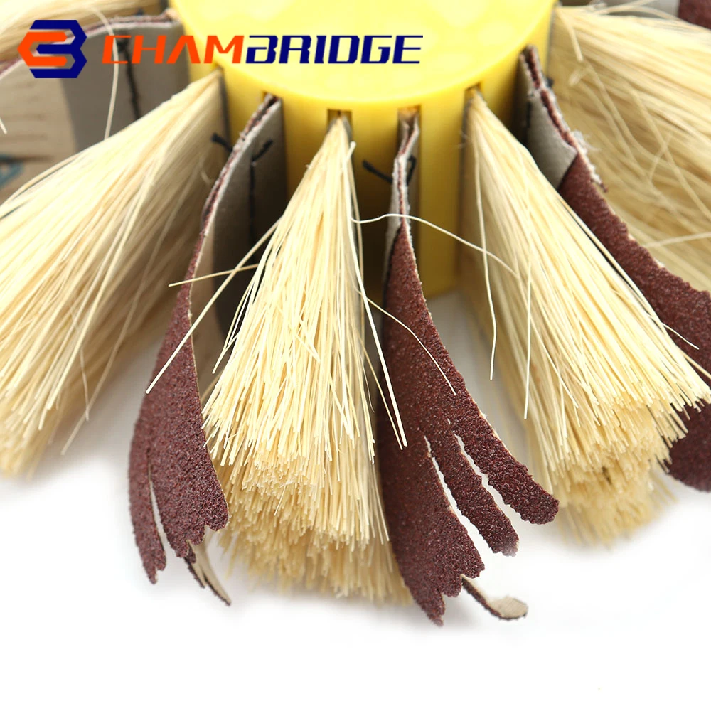 150mm 6mm Shank Mounted Sisal Emery Cloth Bristle Grinding Buffing Brush Polishing Wheel for Wood Primer Sanding
150mm 6mm Shank Mounted Sisal Emery Cloth Bristle Grinding Buffing Brush Polishing Wheel for Wood Primer Sanding