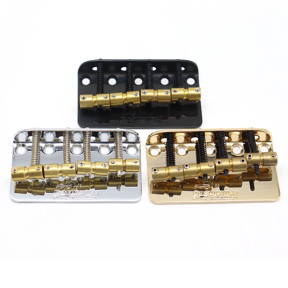 1set Guitar Bridge Wilkinson WBBC 4 string Bass Bridge Brass Saddles Steel Plate Precision Jazz
1set Guitar Bridge Wilkinson WBBC 4 string Bass Bridge Brass Saddles Steel Plate Precision Jazz