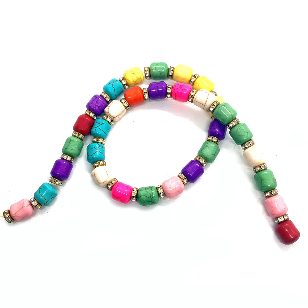 Cylindrical Synthetic Turquoise Bead Natural Stone Loose Beads for Jewelry Making DIY Necklace Bracelet Earrings Accessories
Cylindrical Synthetic Turquoise Bead Natural Stone Loose Beads for Jewelry Making DIY Necklace Bracelet Earrings Accessories